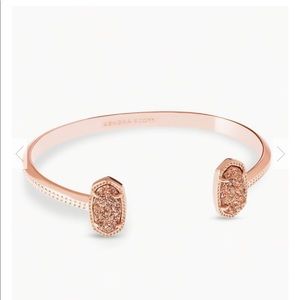 Kendra Scott Elton Bracelet in Rose Gold Druzy